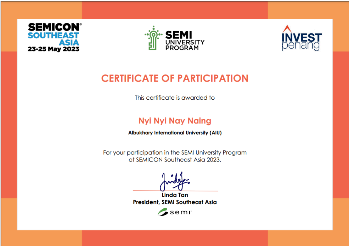 SEMI University Program at SEMICON Southeast Asia